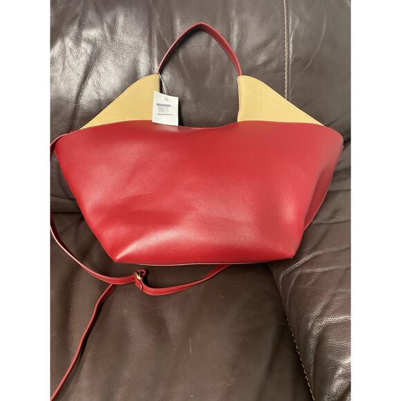 NEW REE PROJECTS ANN TOTE MEDIUM - SOFT CALF in RED $835 b89 - Picture 2 of 11